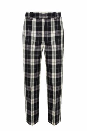 Pleat-front checked trousers, zdjęcie 1 Pleat-front checked trousers od MSGM